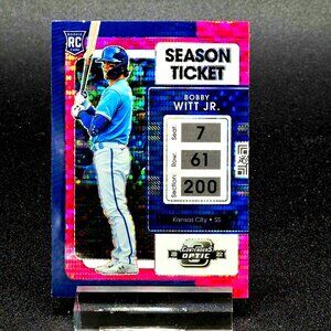 2022 Bobby Witt Jr. RC Pink Pulsar Optic Contenders Kansas City Royals